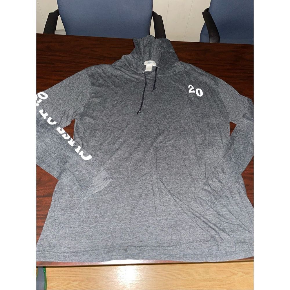 Jostens Class of 2020 Thin Hooded Grey Long Sleeve Shirt- 2XL